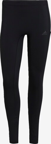 Skinny Pantalon de sport 'Fast Impact' ADIDAS SPORTSWEAR en noir : devant