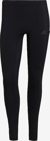 Skinny Pantalon de sport 'Fast Impact' ADIDAS SPORTSWEAR en noir : devant