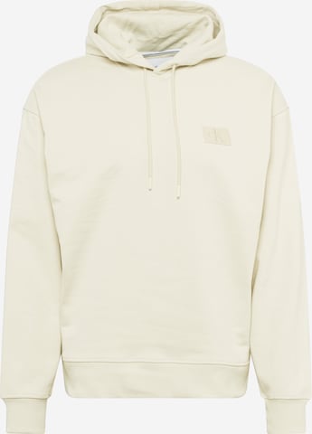 Calvin Klein Jeans Sweatshirt in White: front