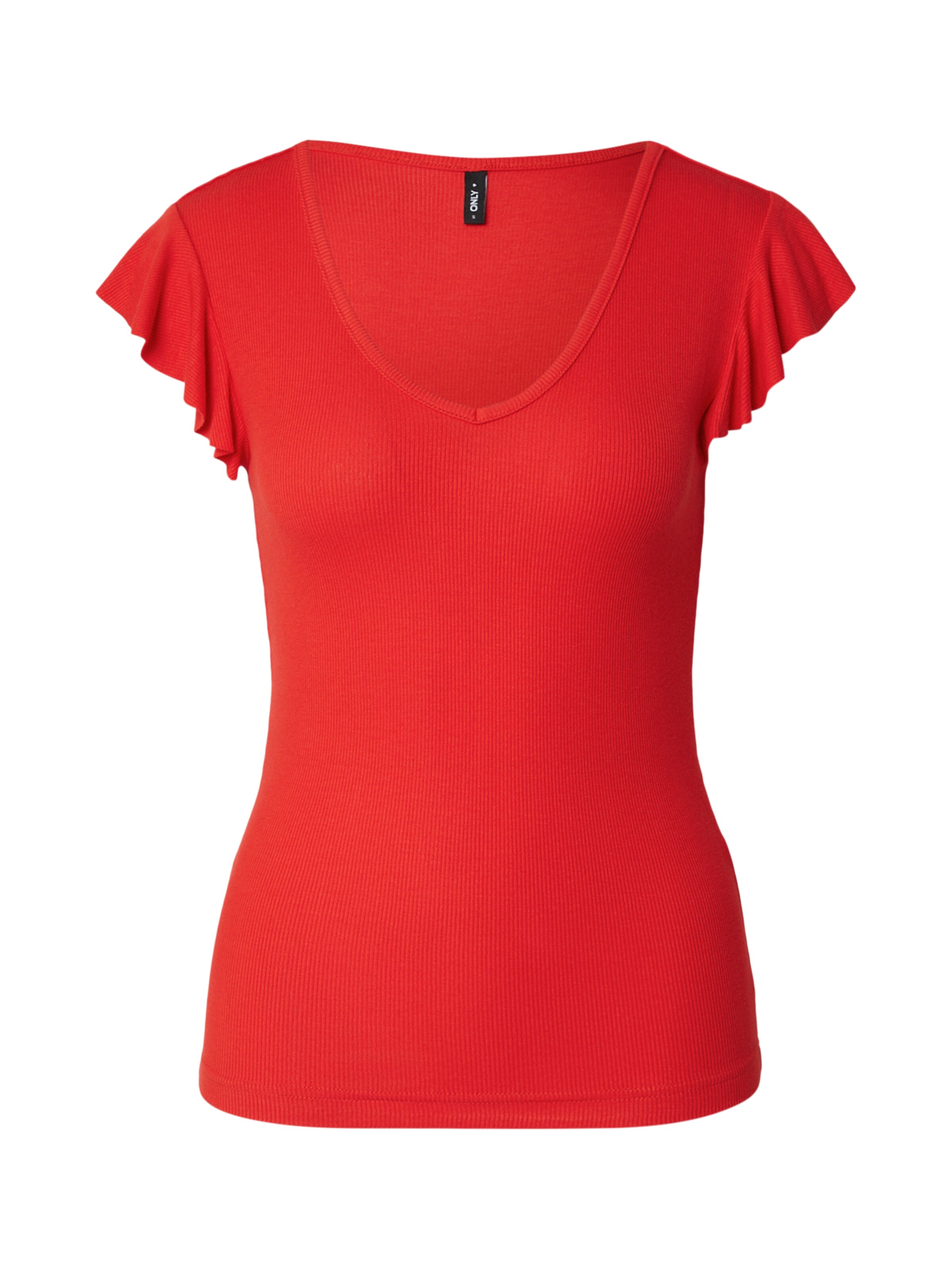 Maglietta 'ONLBELIA' di ONLY in rosso: frontale