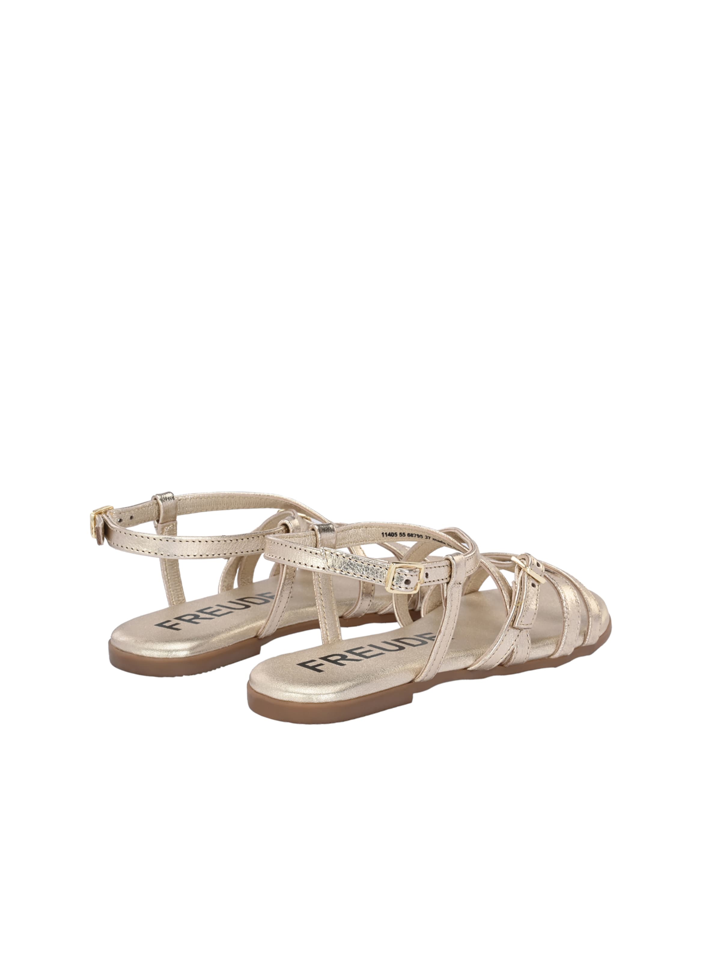 FREUDE Sandalen met riem 'Antares' in Goud