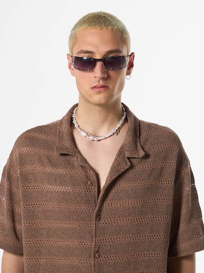 VAMOS CLO Button Up Shirt in Chamois / Dark beige, Item view