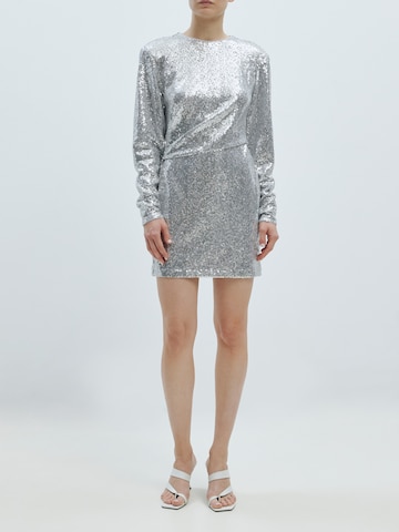 EDITED Dress 'Adriana' in Silver