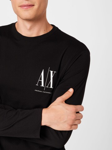 ARMANI EXCHANGE Shirt in Black
