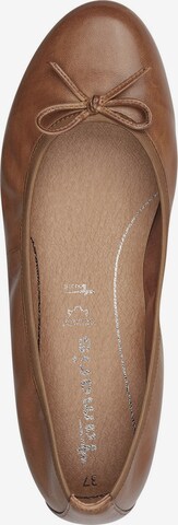 TAMARIS Ballet Flats in Brown