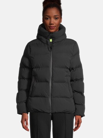 No. 1 Como Winter Jacket 'Linda' in Black: front