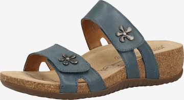 JOSEF SEIBEL Mules in Blue: front