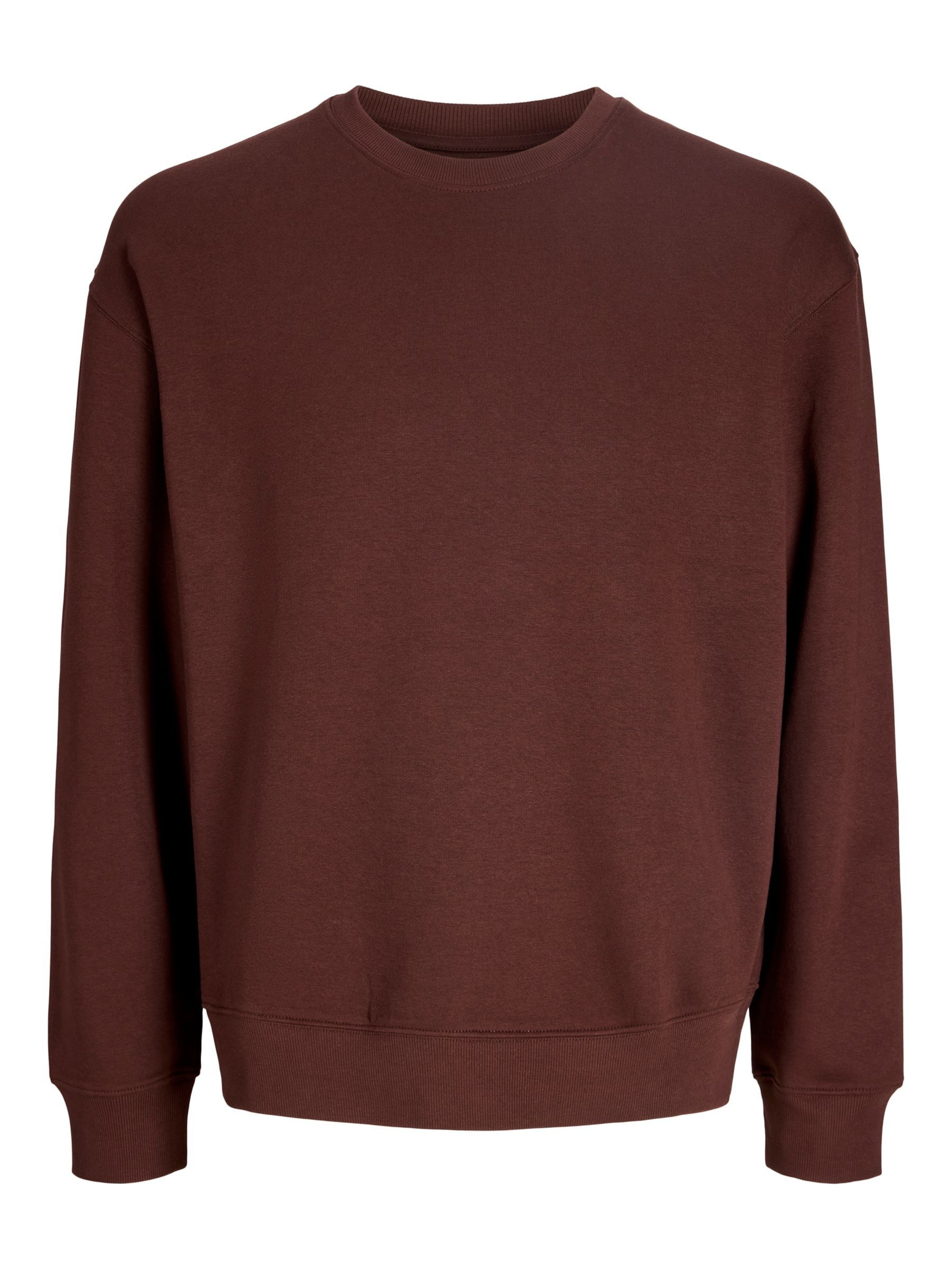 Sweat-shirt 'JJEACE' JACK & JONES en marron : devant