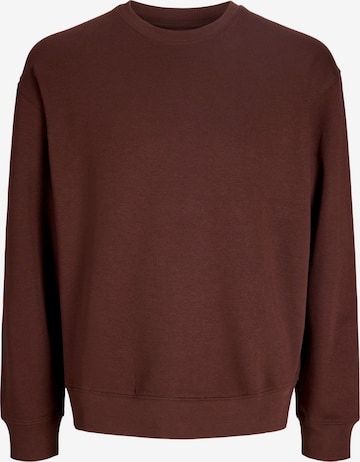Sweat-shirt 'JJEACE' JACK & JONES en marron : devant