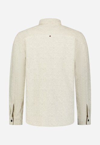 No Excess Regular fit Button Up Shirt in Beige