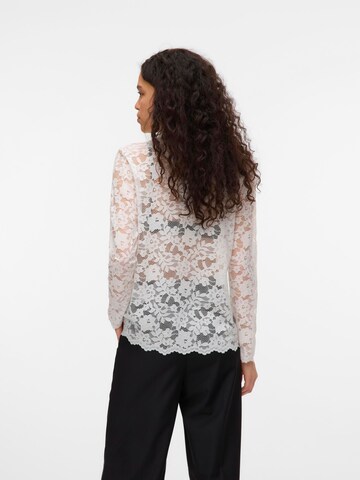 VERO MODA Bluse i hvid