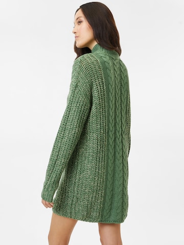 Noisy may Knitted dress 'LORI' in Green