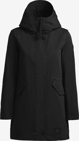 Manteau mi-saison 'Nika ' khujo en noir : devant
