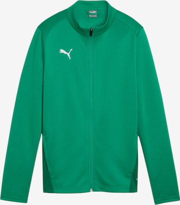 PUMA Trainingsjacke 'TeamGoal' in Grün: Vorderseite