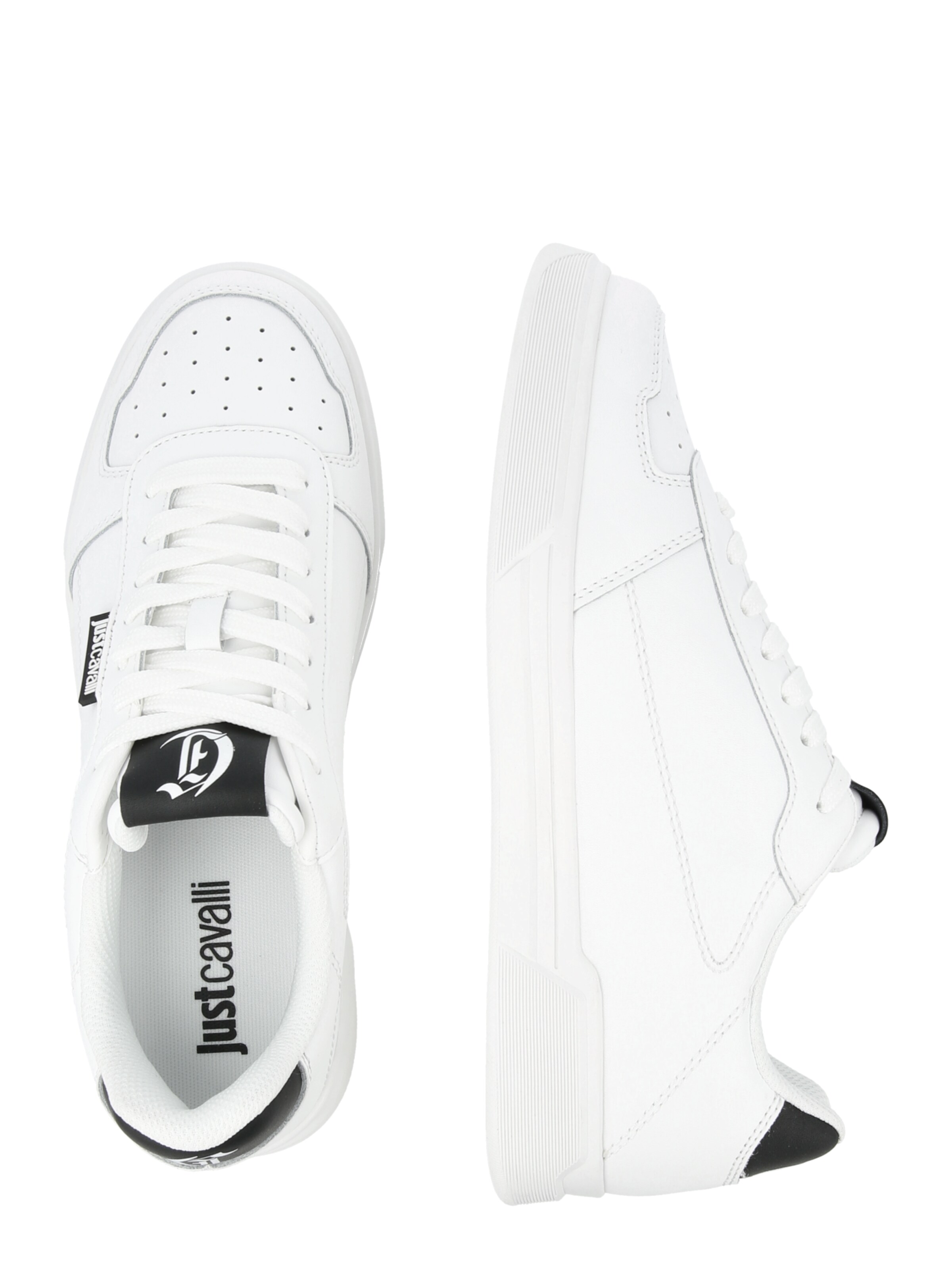 Sneaker low 'FONDO MINIMAL' de la Just Cavalli pe alb