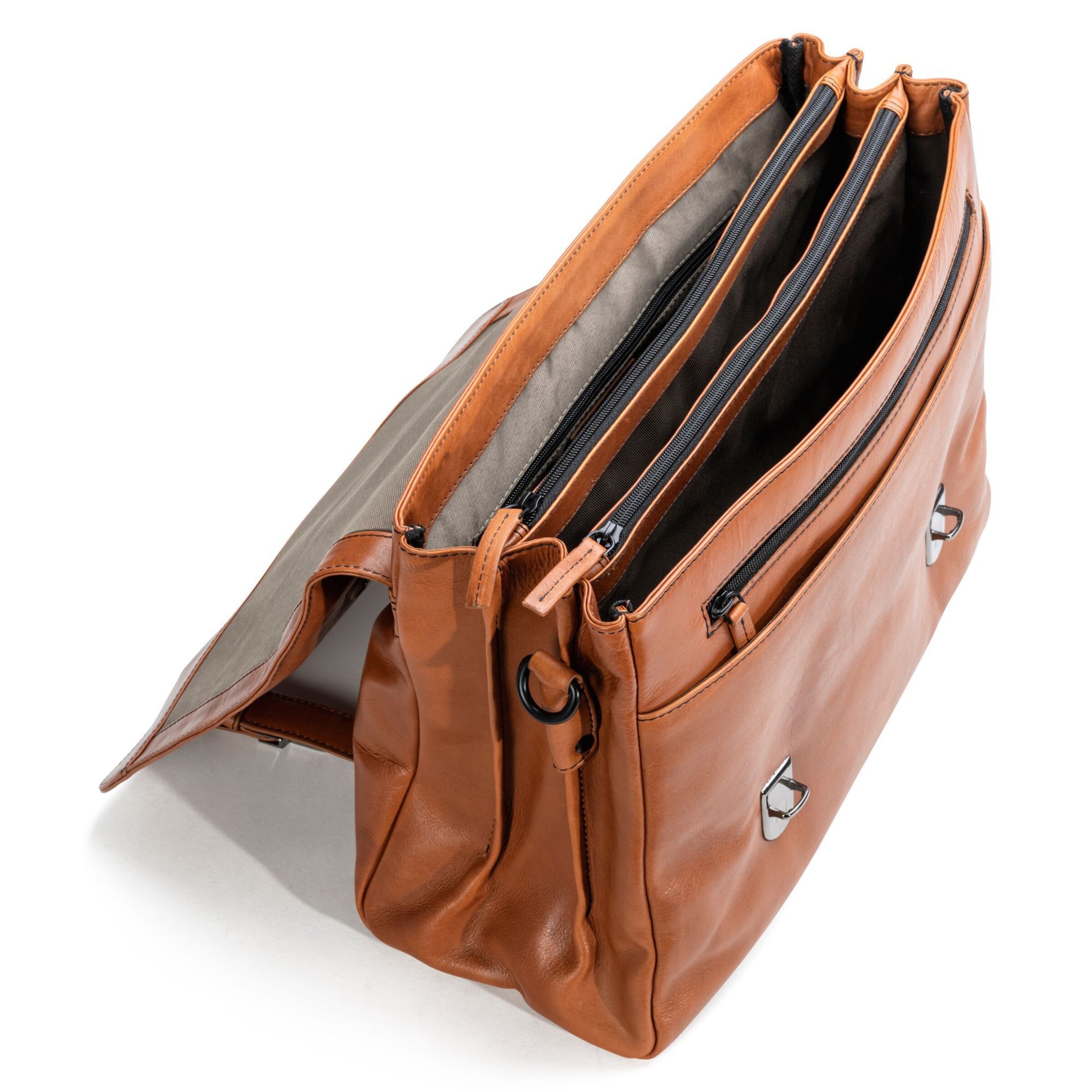 Farmhood Document Bag in Brown