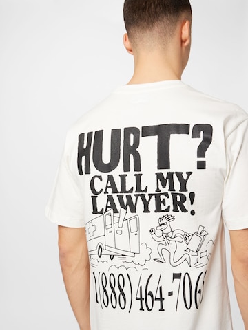 MARKET T-shirt 'Call My Lawyer' i beige