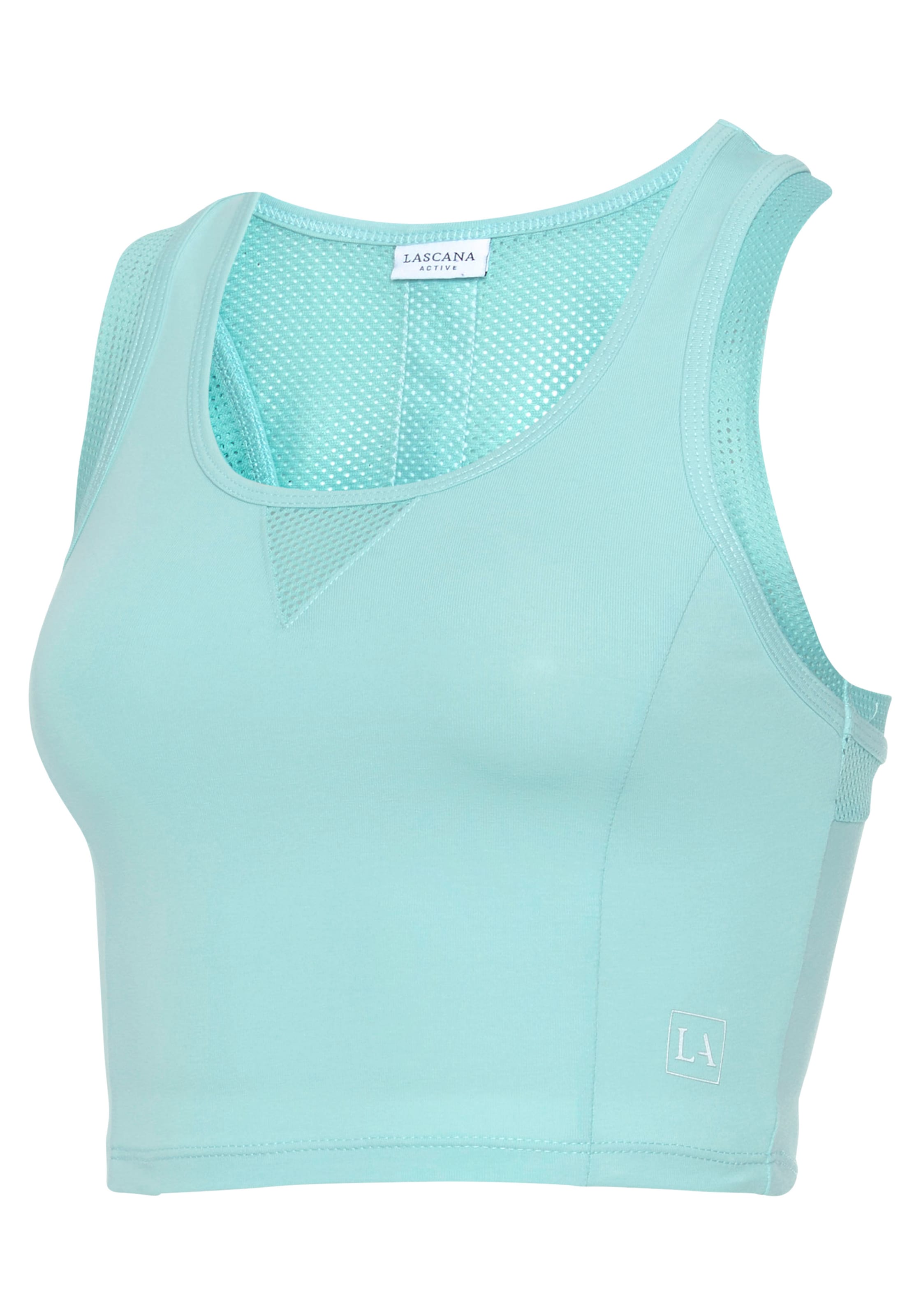 LASCANA ACTIVE Sporttop in Blauw