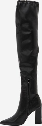 GLAMOROUS Over the Knee Boots in Black