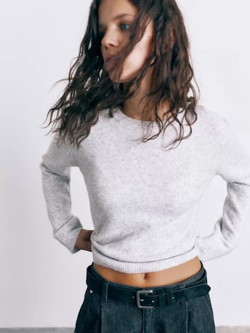 Pull&Bear Trui in Grijs: voorkant