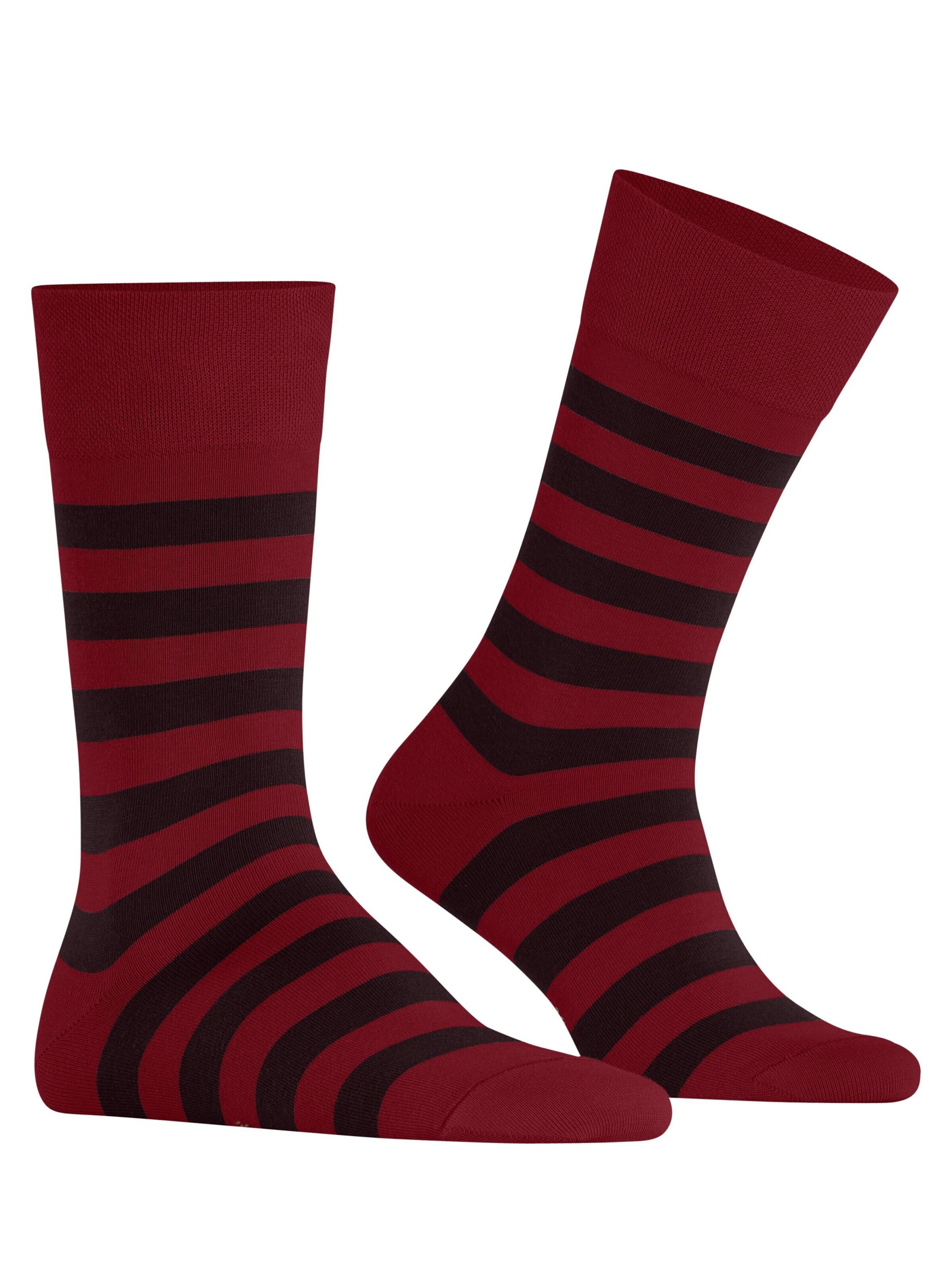 FALKE Socken 'Sensitive Mappd Line'‌‌‌‌‌‌‌‌ in Rot