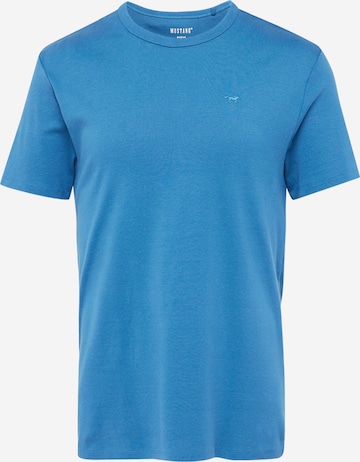 MUSTANG T-Shirt 'Allen' in Blau: predná strana