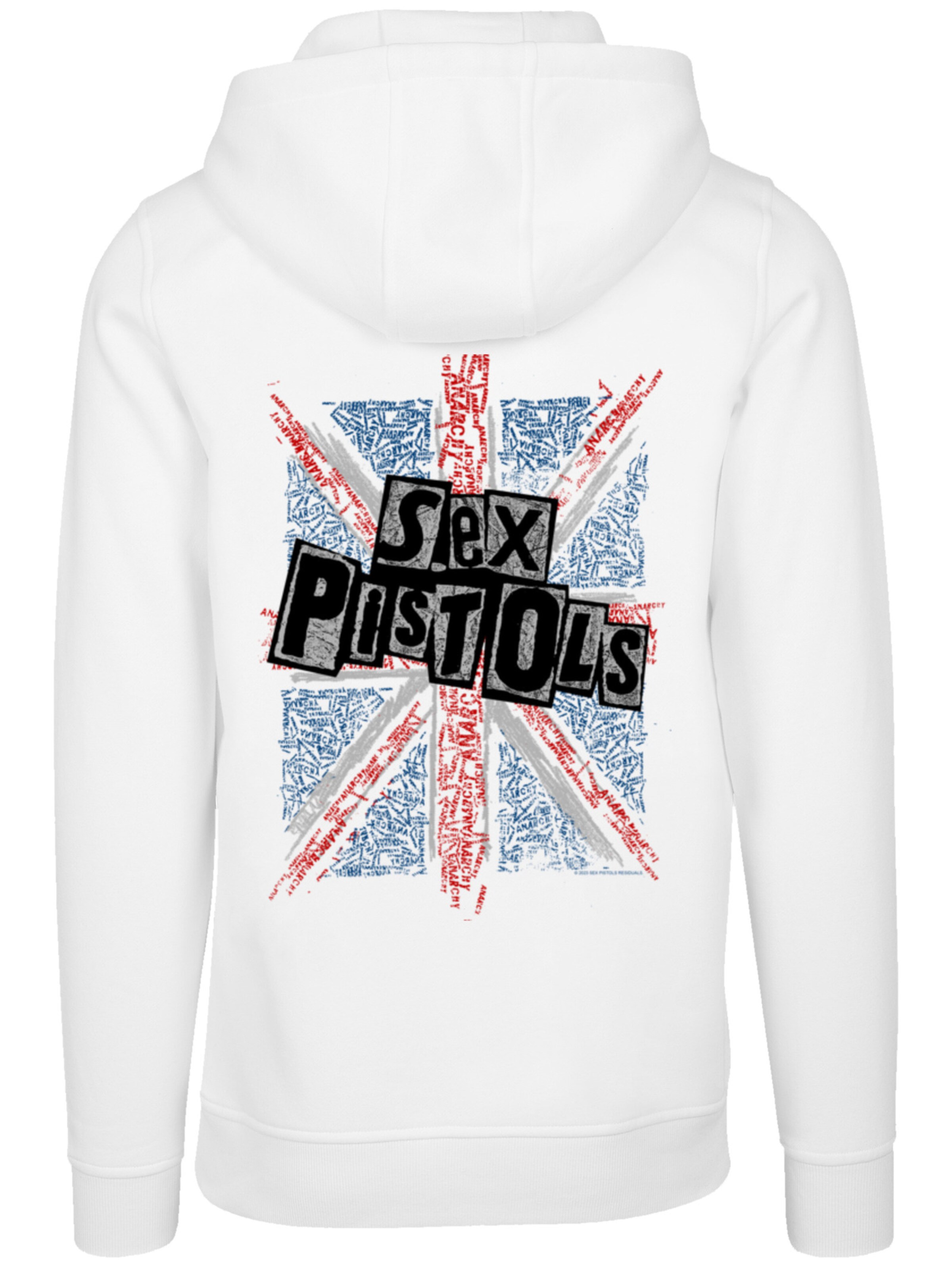 F4NT4STIC Sweatshirt 'Sex Pistols Anarchy Flag' in White