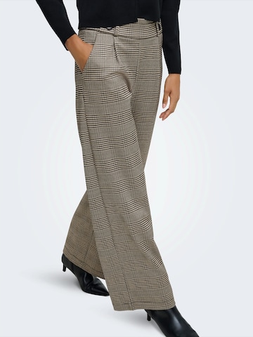 Wide Leg Pantalon à pince 'JDYGEGGO MIA' JDY en beige