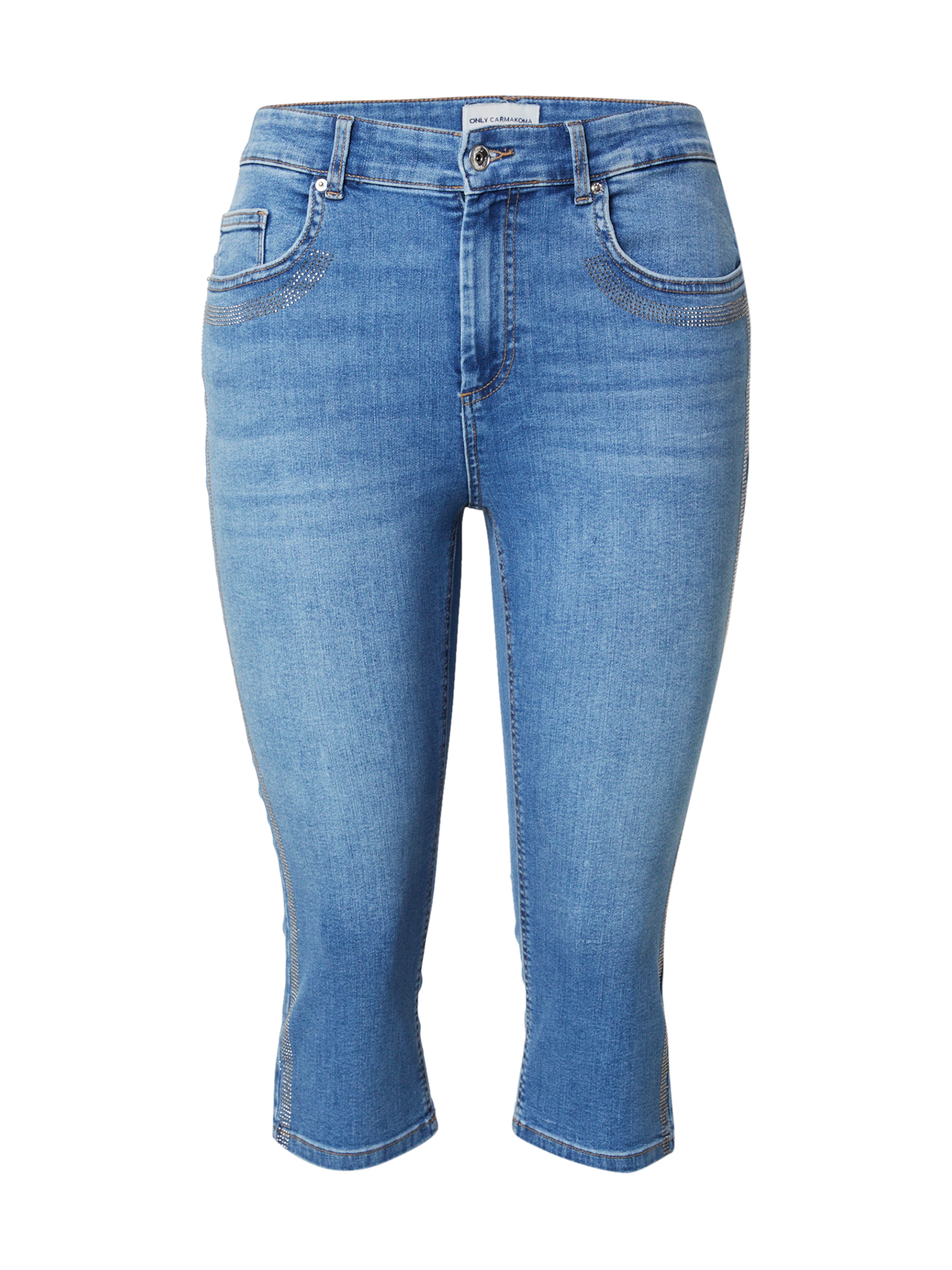 ONLY Carmakoma Slimfit Džíny 'CARWILLY' – modrá: přední strana
