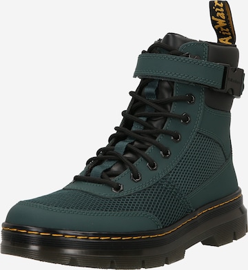 Dr. Martens Lace-Up Ankle Boots 'Combs' in Green: front