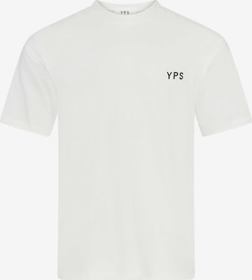 Young Poets Shirt 'Blurry Yoricko' in White: front