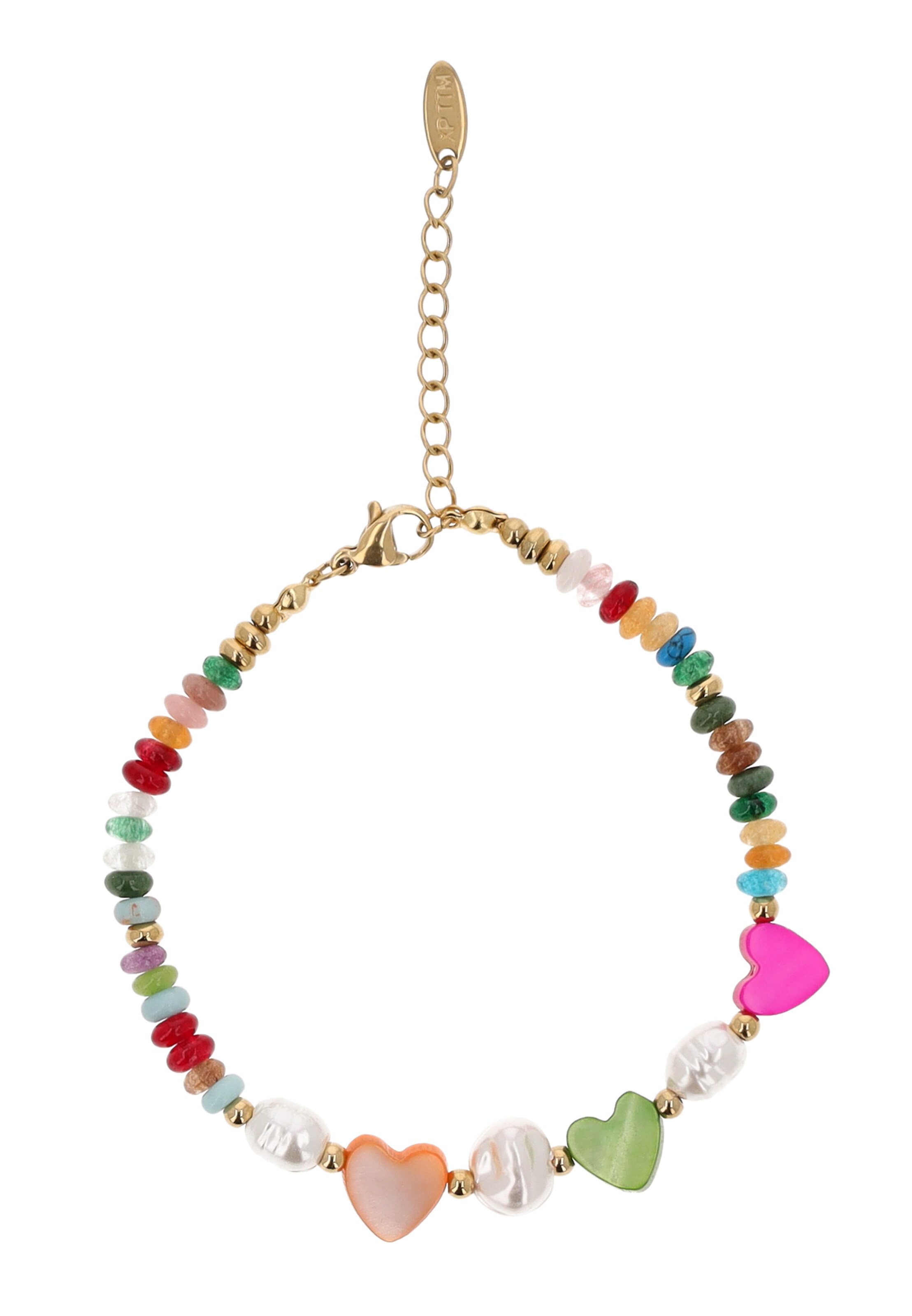 usha FESTIVAL Pulseira em One Size em ouro / mistura de cores, Vista do artigo