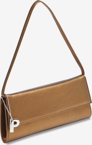 Picard Schultertasche 'Auguri' in Bronze: Vorderseite