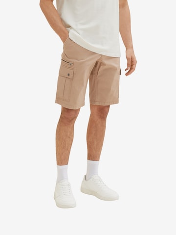 TOM TAILOR Regular Shorts in Braun: predná strana