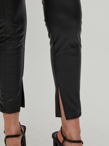 VILA Skinny Spodnie 'Dagmar' w kolorze czarny