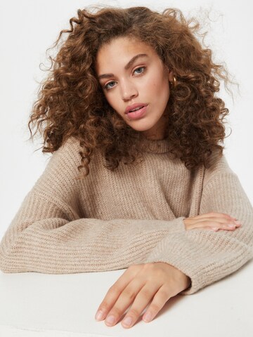 ABOUT YOU Oversized Sweater 'Mina' in Beige