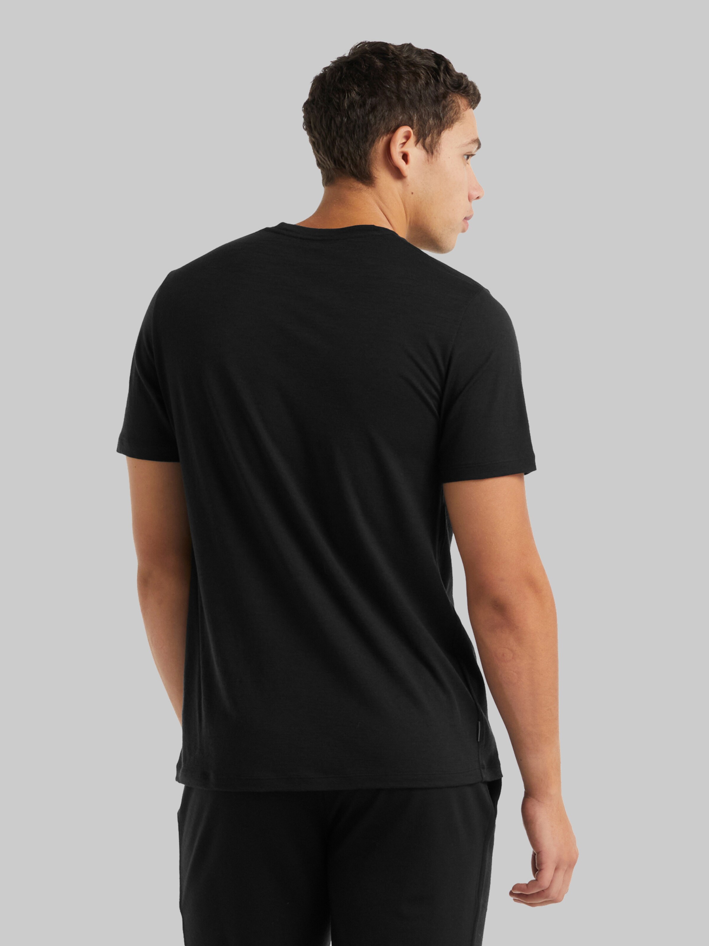 Sport T-Shirt fonctionnel T-Lite II ICEBREAKER en Noir 