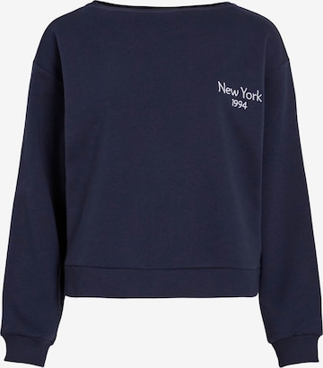 VILA Sweatshirt 'VIHollie' in Blauw: voorkant
