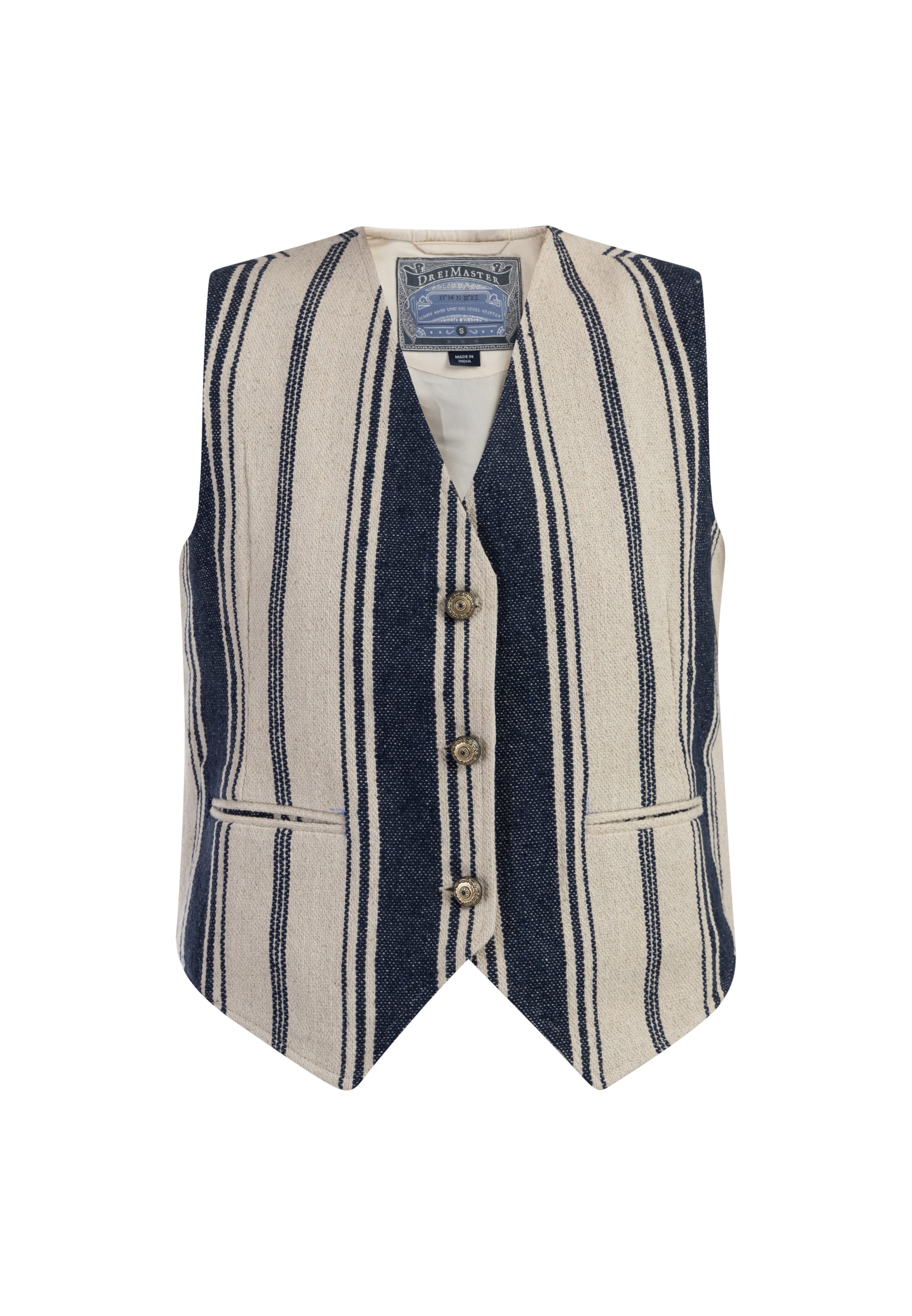 DreiMaster Vintage Γιλέκο σε ανάμεικτα χρώματα: μπροστά