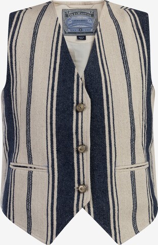 Gilet di DreiMaster Vintage in beige: frontale