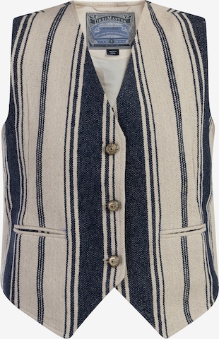 DreiMaster Vintage Vest in Beige: front