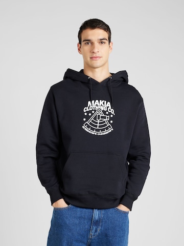 MAKIA Sweatshirt 'Sextant' in Schwarz: predná strana