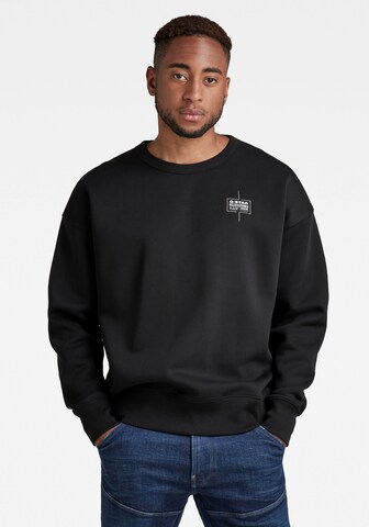 G-Star RAW Sweatshirt in Black: front