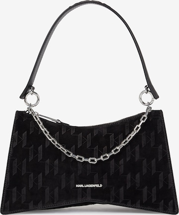 Karl Lagerfeld Schultertasche 'Seven' in Schwarz: predná strana