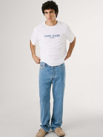 T-Shirt 'Tadeo Tee' Pepe Jeans en blanc