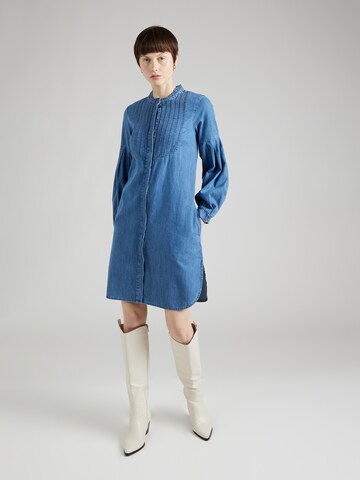 Robe-chemise Thought en bleu : devant