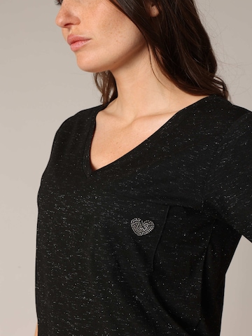 T-shirt 'Kellie' Deeluxe en noir