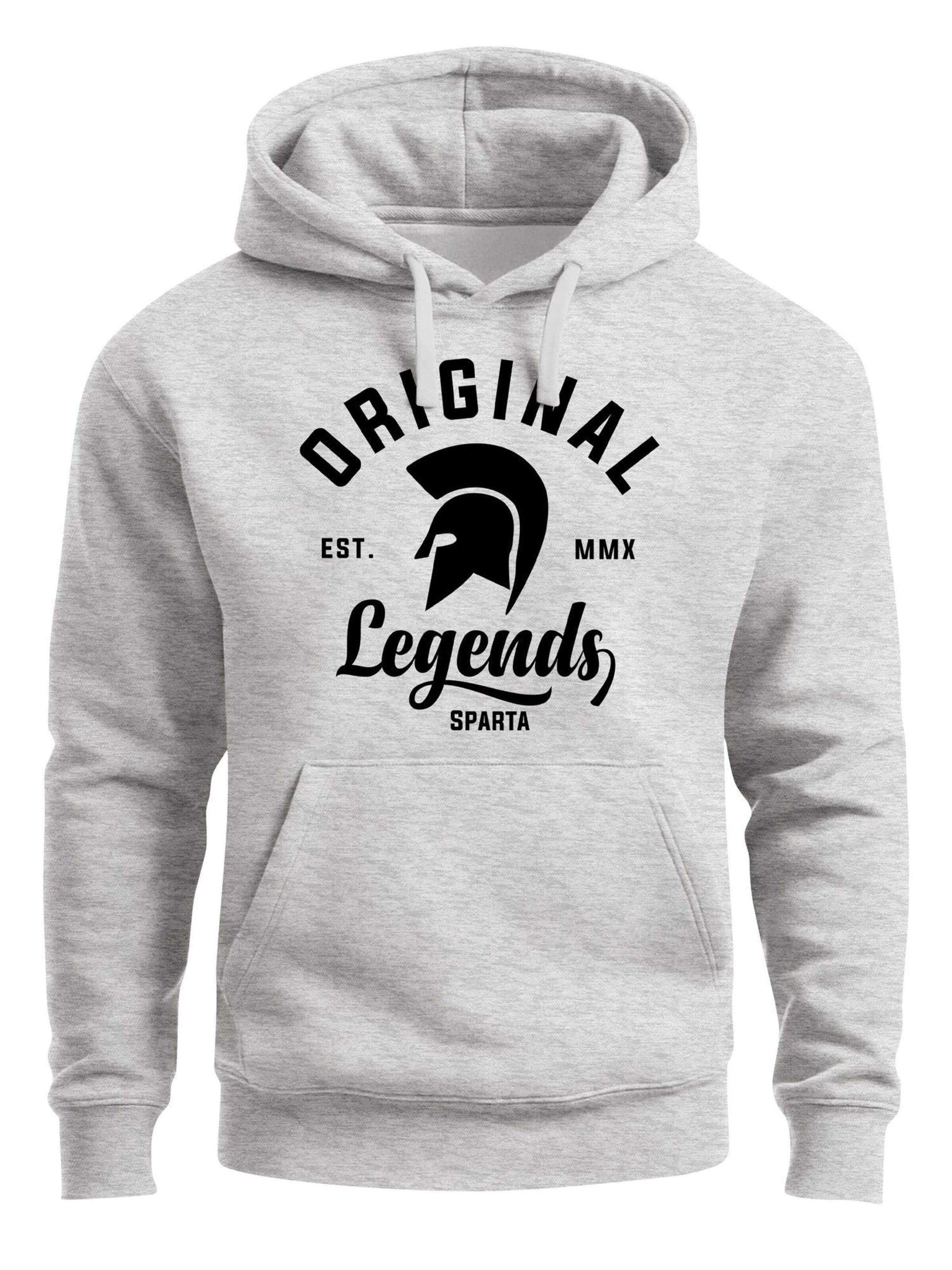 Neverless Sweatshirt 'Original' in Grey: front