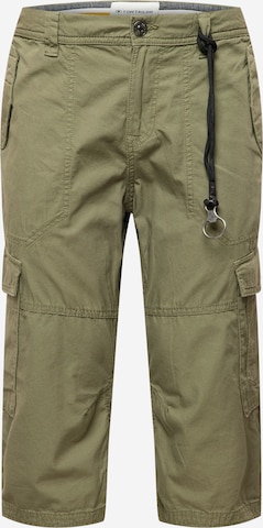 TOM TAILOR Cargo Pants 'Max' in Green: front