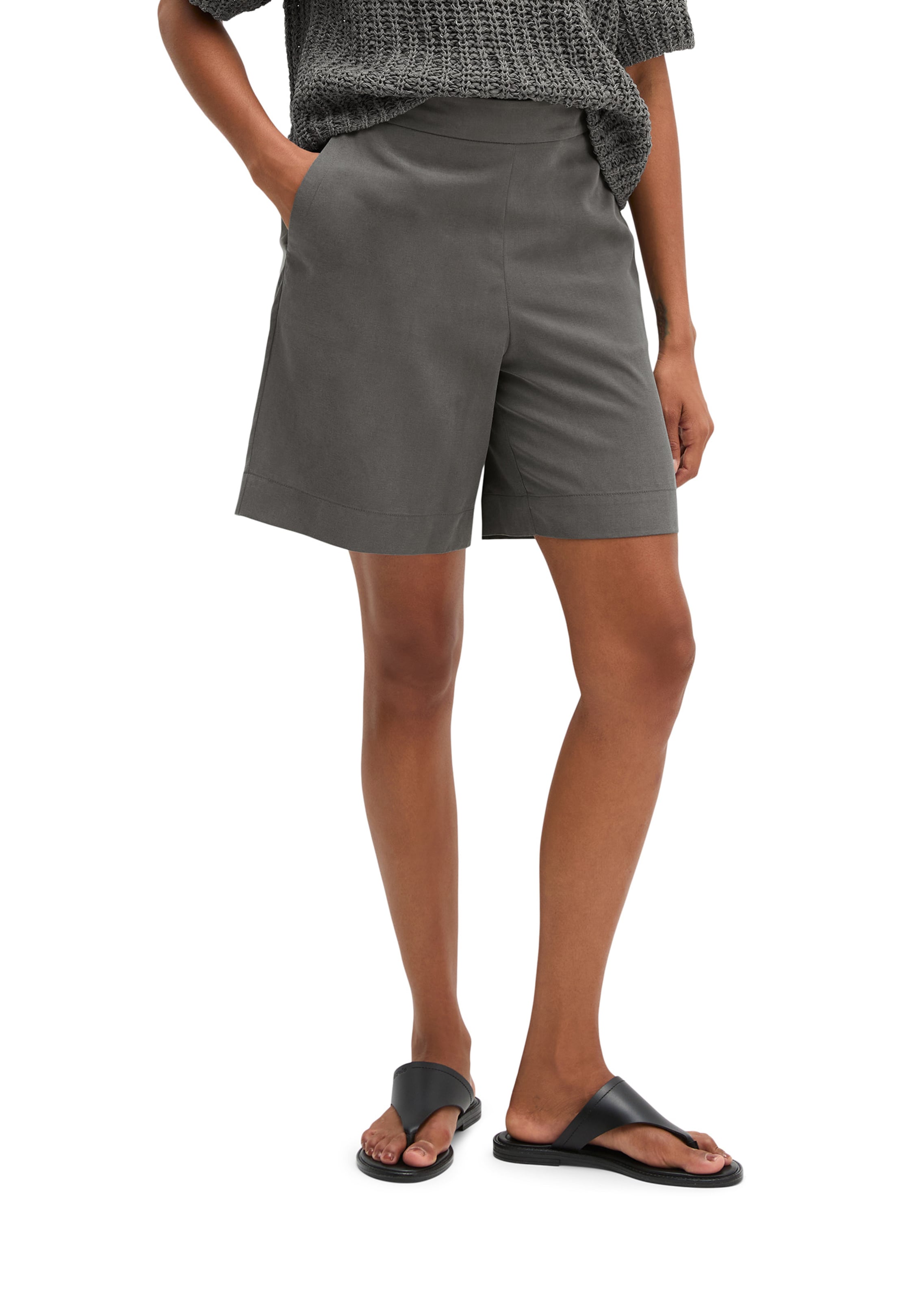 Marc O'Polo Regular Pants in Grey: front